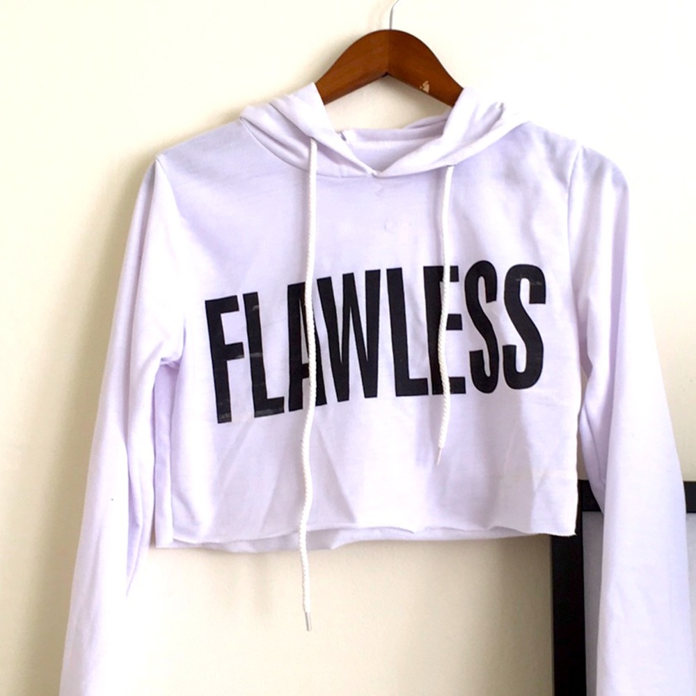 Flawless crop hoodie